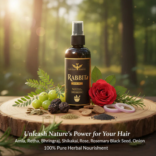 RABBIT BLOOD HERBAL HAIR OIL  Rabbit Herbal Hair Oil